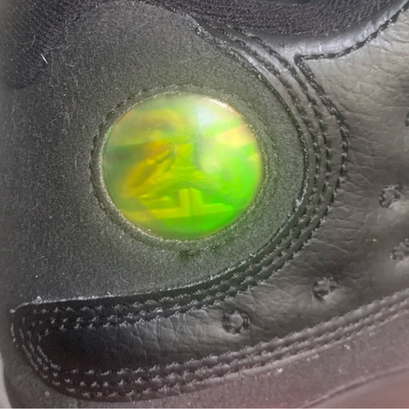 Air Jordan 13 blk/red 5Y - Picture 4 of 5